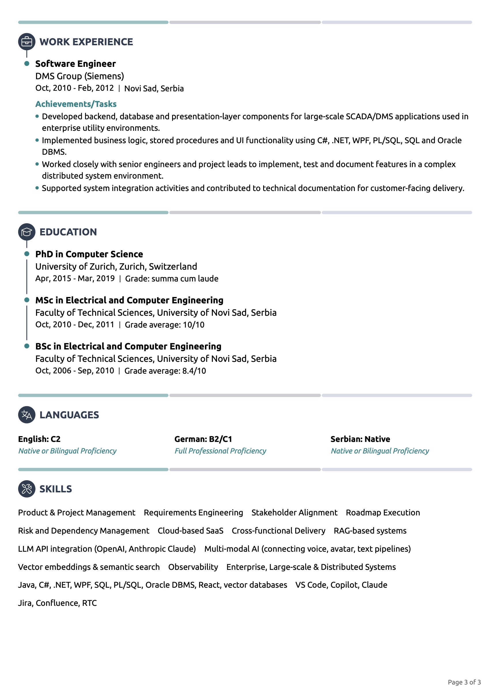 CV page 3